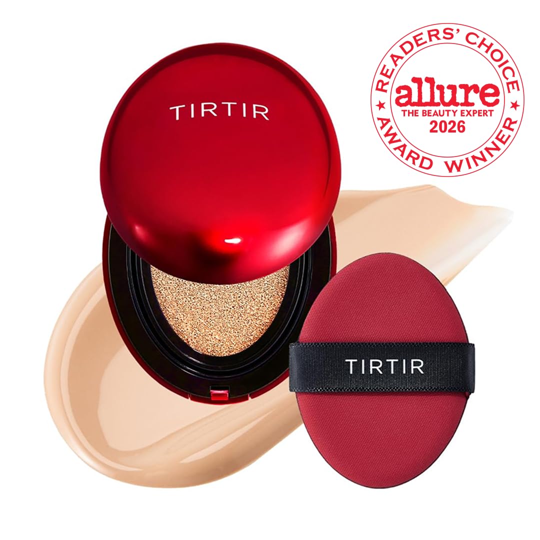 TIRTIR open cushion with puff visible for precise, mess-free application benefit