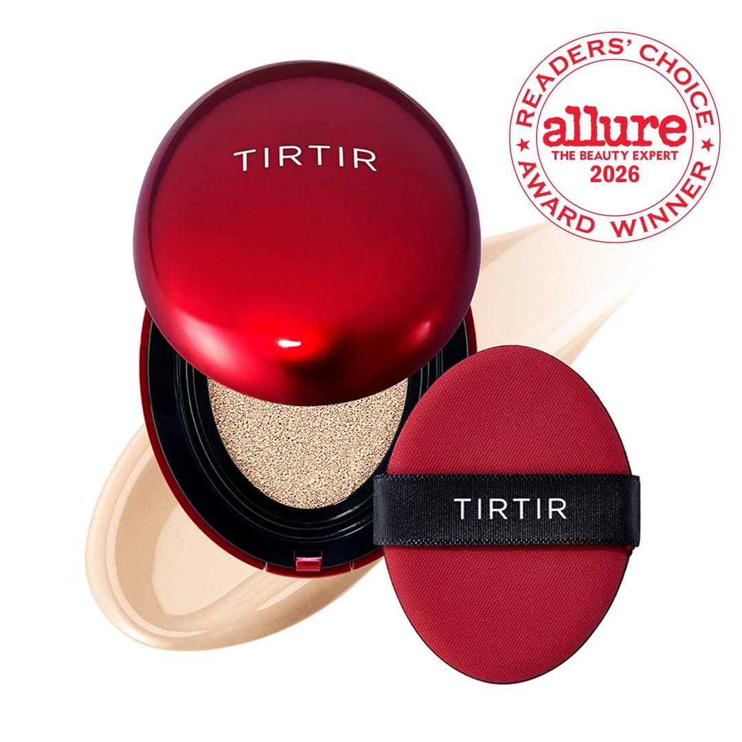 TIRTIR open cushion with puff demonstrating quick sponge application benefit