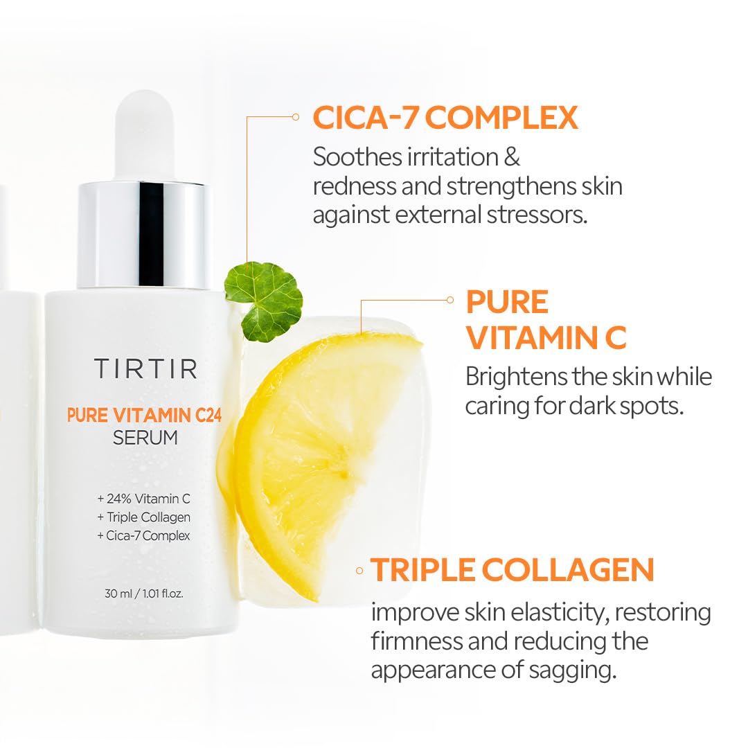 TIRTIR eco-friendly glass packaging with removable label for recycling