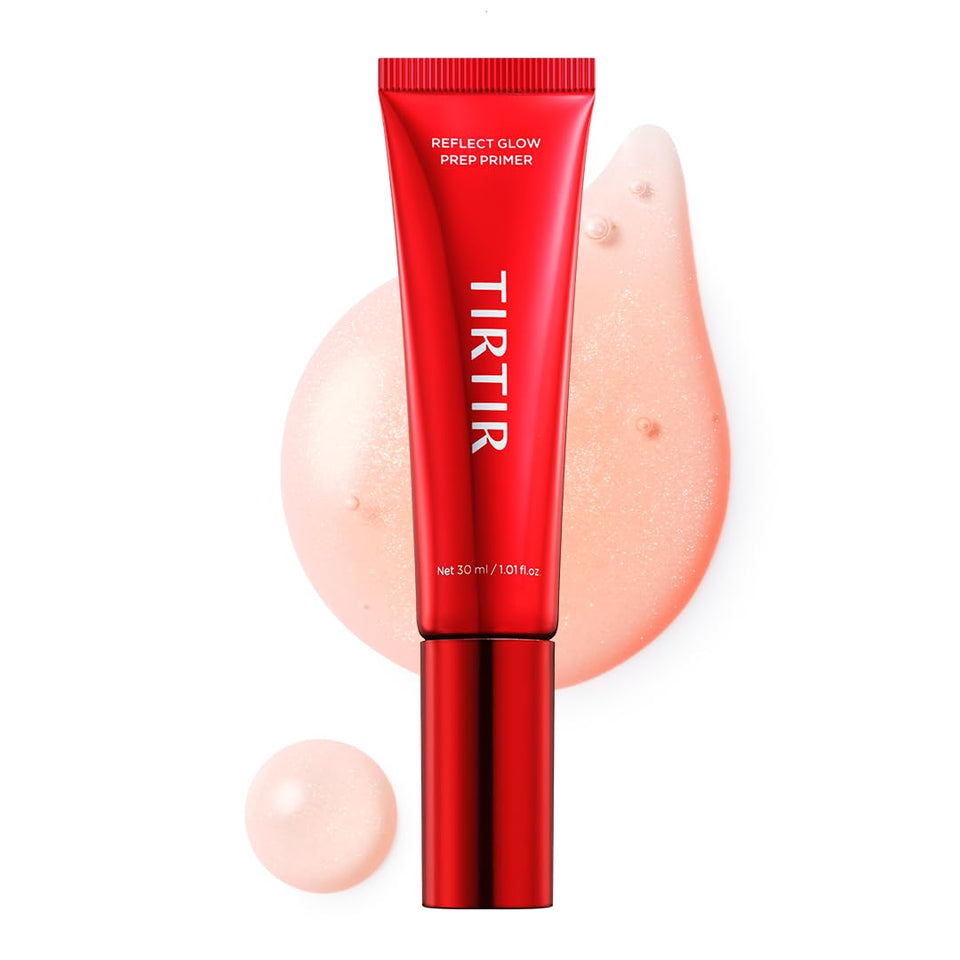 TIRTIR primer front packaging showing tube and radiance benefit