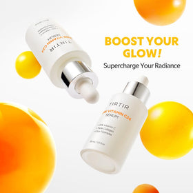 TIRTIR serum texture on fingertip demonstrating lightweight absorption benefit