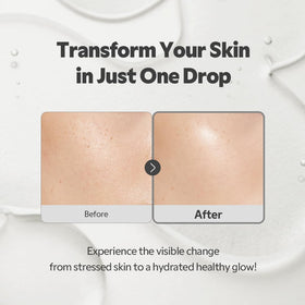 TIRTIR applying serum on hand to show fast absorption and plumping
