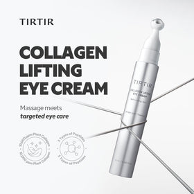 TIRTIR cream texture swatch showing hydrating, non-greasy finish