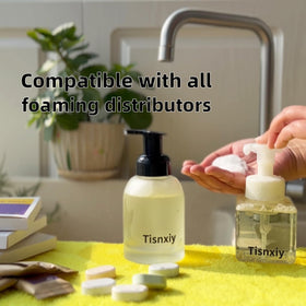 Tisnxiy tablet beside hand for scale showing portability and space-saving benefit