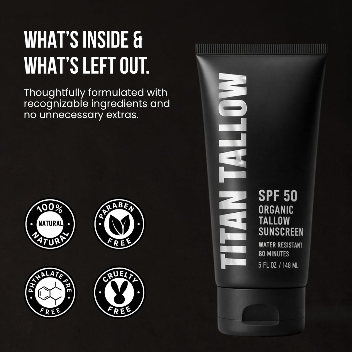 Titan Tallow in use at beach illustrating reef safe sunscreen protection during outdoor activities