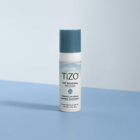 TIZO applying product under eye demonstrating invisible layering benefit