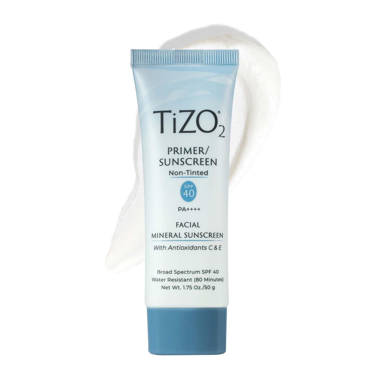 TIZO front packaging showing SPF 40 and matte finish for confident protection