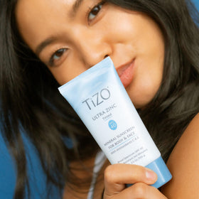 TIZO product label showing zinc oxide concentration and ingredients