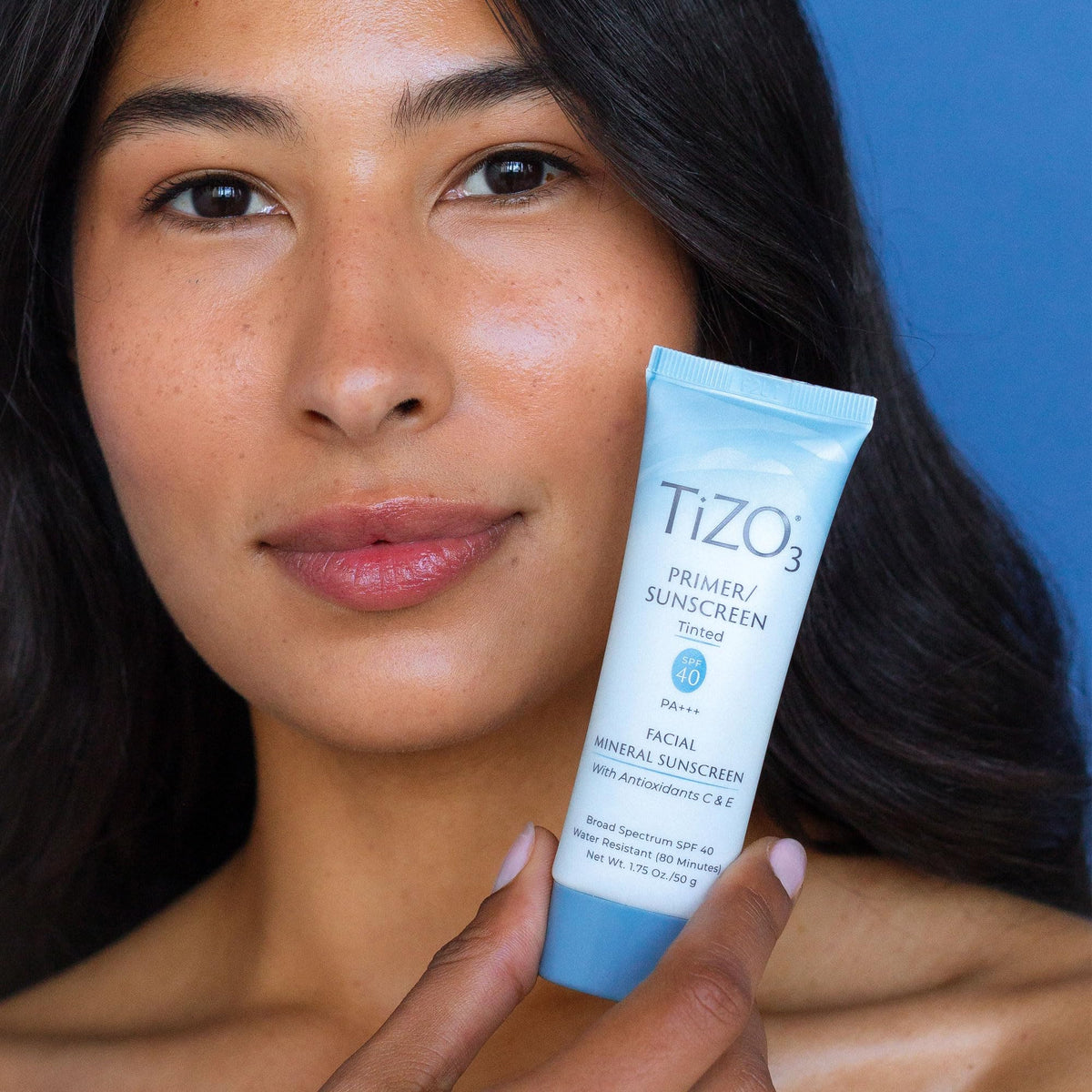 TIZO TiZO3 label detail highlighting mineral ingredients and PA+++
