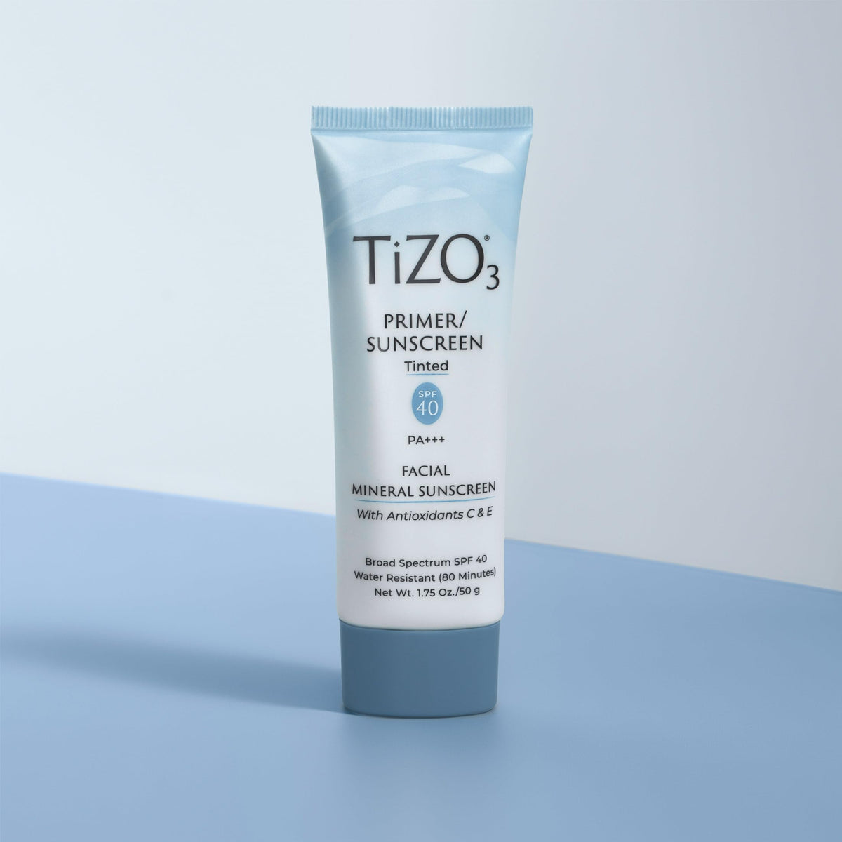 TIZO TiZO3 tinted swatch on wrist showing sheer even tint