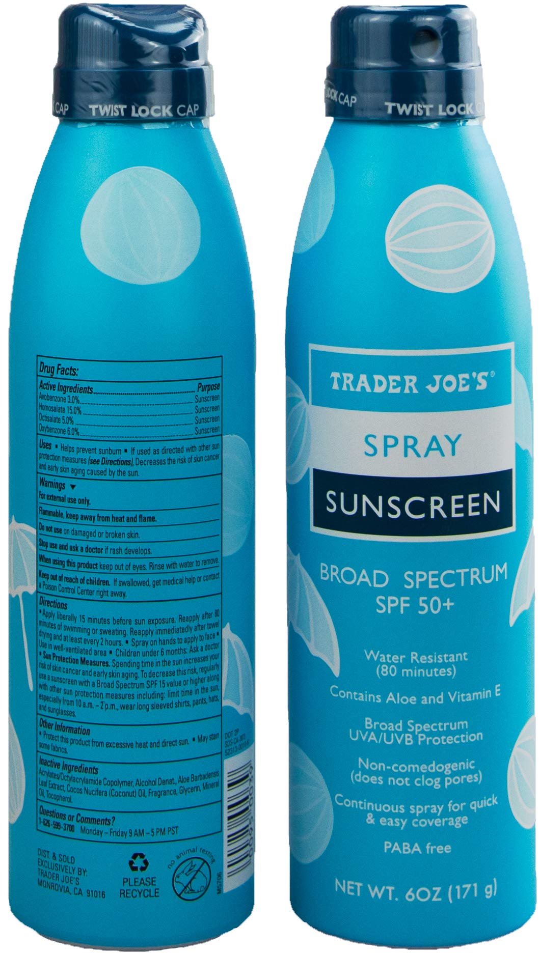 TJ's Nourish spray mist close-up demonstrating fine spray for quick even coverage