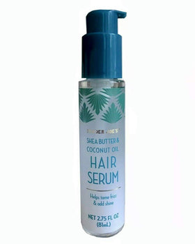 TJ's bottle front view showing label and compact serum packaging for easy use