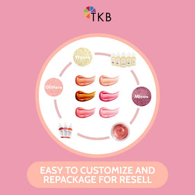 TKB Trading jar next to ruler showing 15 oz scale for batch production clarity