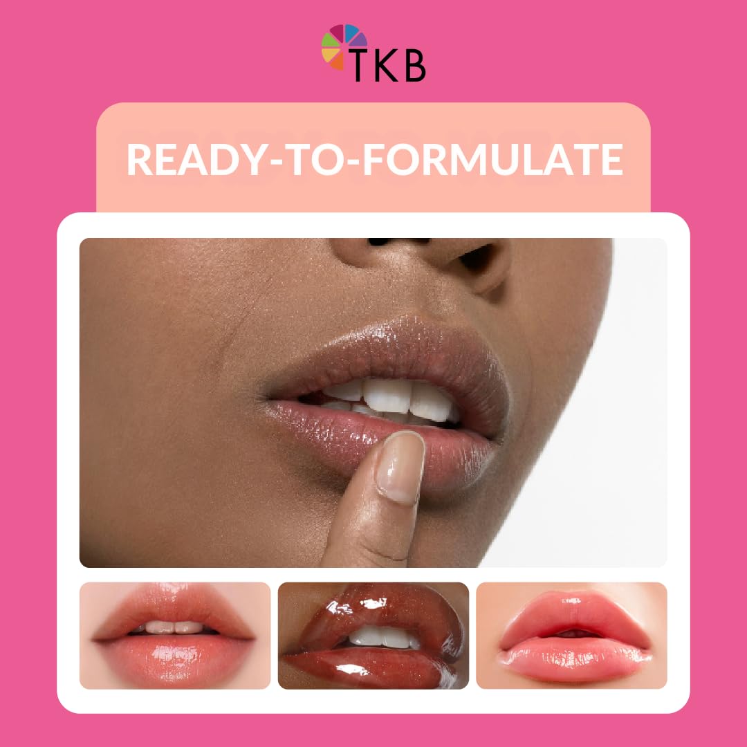 TKB Trading pouring gloss base into bowl demonstrating easy mixing and pourability