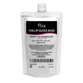 TKB Trading clear lip gloss base front packaging showing product and label for easy resale