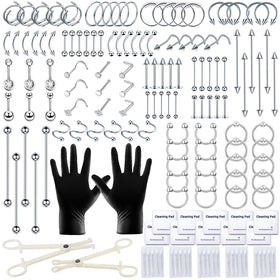 TKKUY front case view showing organized piercing kit for easy transport