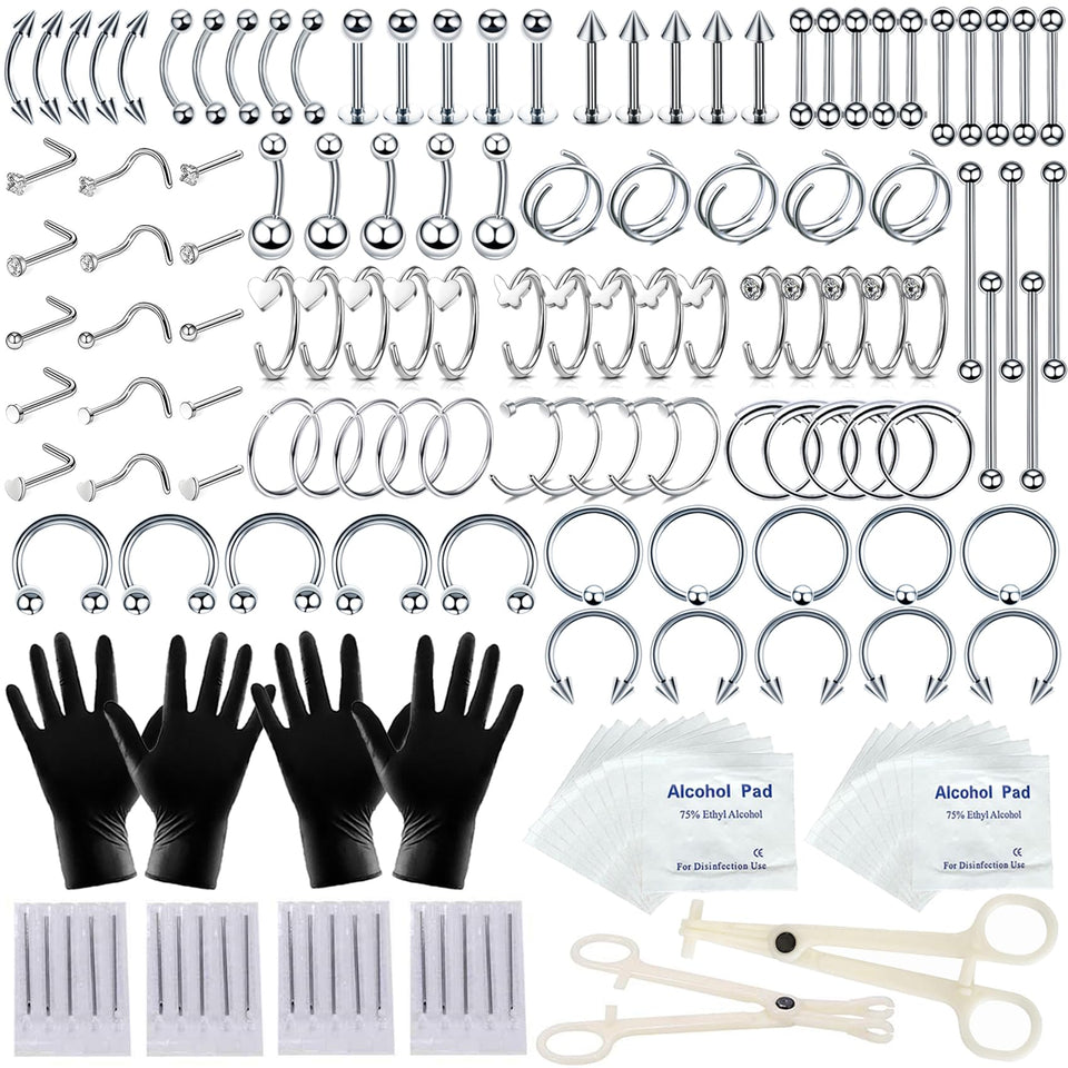 TKKUY front packaging showing organized 154-piece kit and contents for convenience