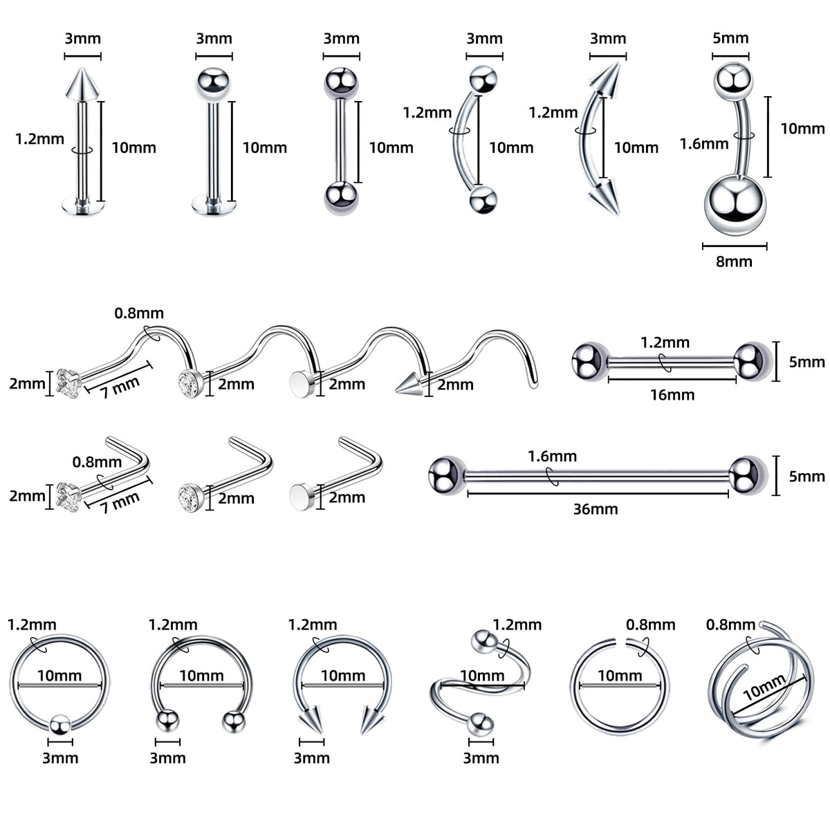 TKKUY close-up of 316L stainless steel jewelry highlighting durable finish