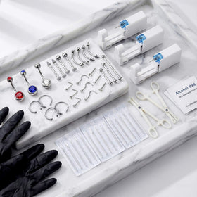 TKKUY close-up of individually EO-sterilized needles showing sterile safety benefit