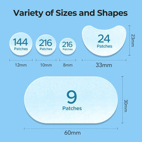 TKTK patch applied to cheek protecting and reducing visible blemish