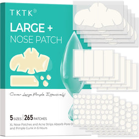 TKTK front packaging showing nose patch kit and benefits