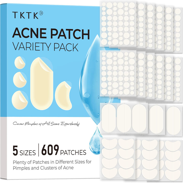 TKTK front packaging showing full 609-count value pack and benefits