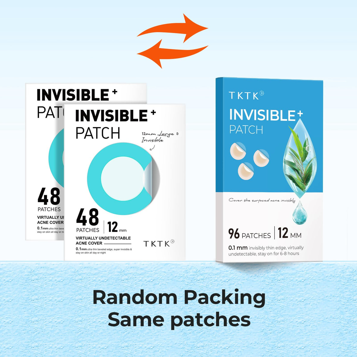 TKTK individually sealed pouch demonstrating hygienic single-use convenience