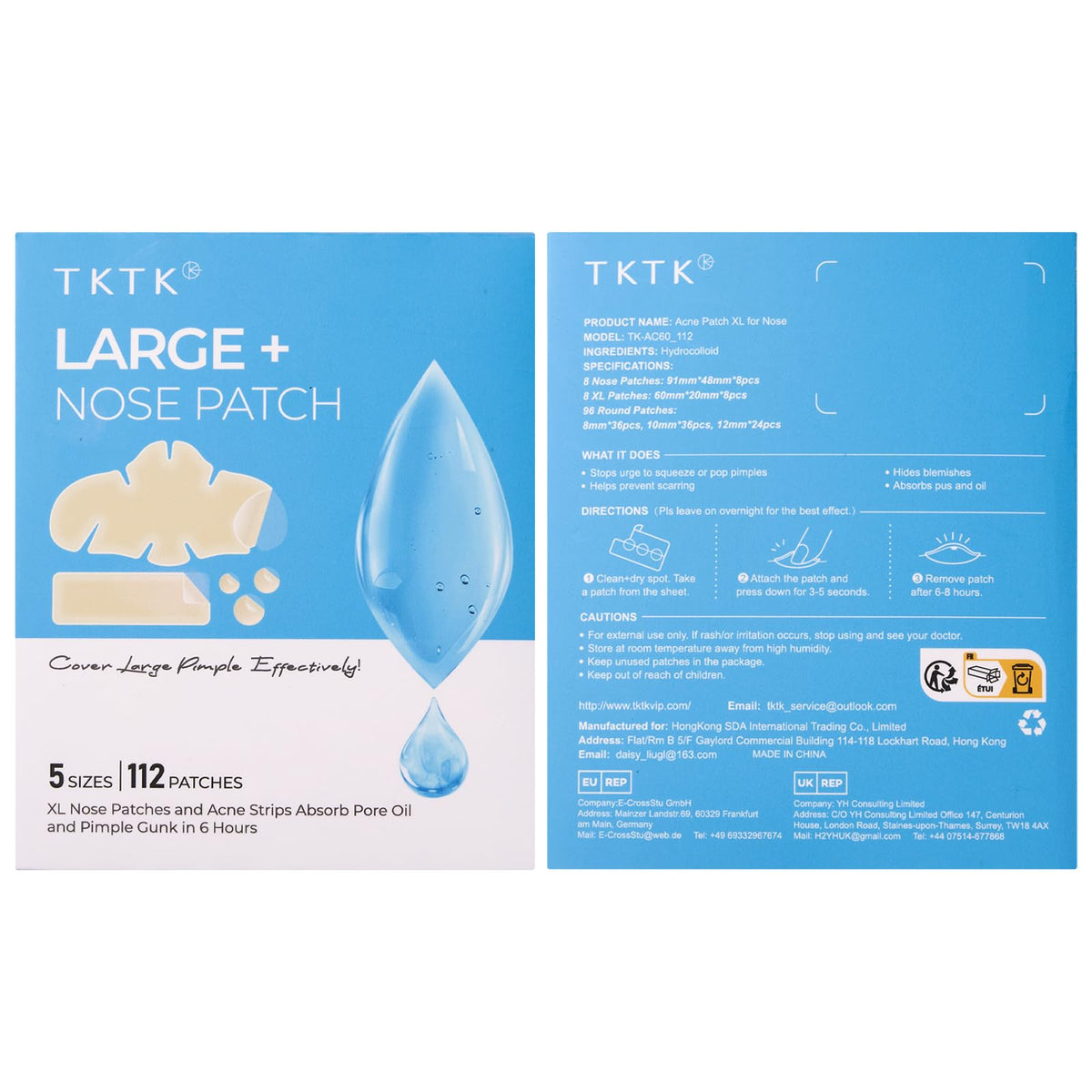 TKTK individually sealed pouch highlighting hygiene and portability