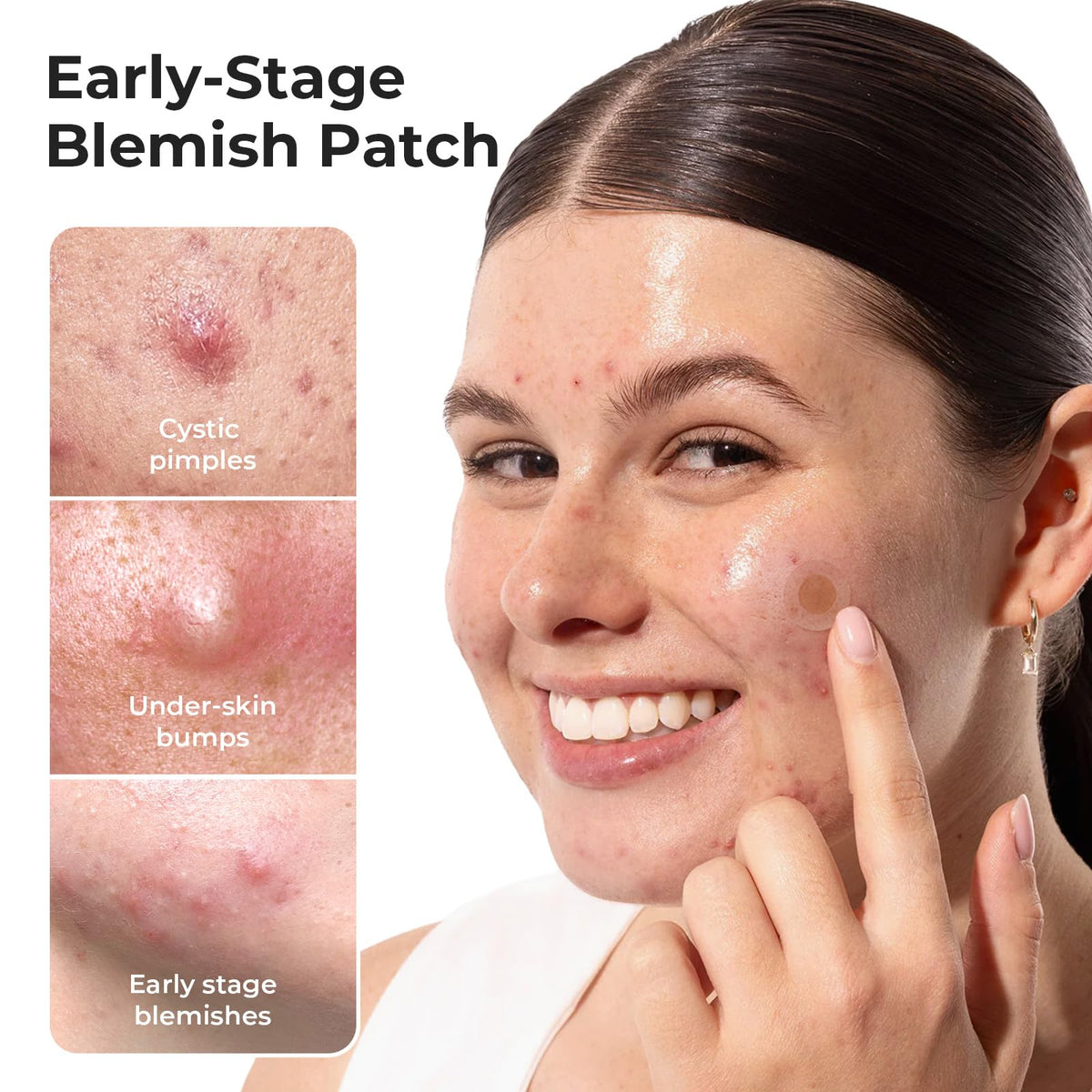 TKTK patch texture close-up showing thin hydrocolloid and secure adhesion