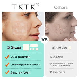 TKTK patch edge texture close-up highlighting flexible secure seal benefit