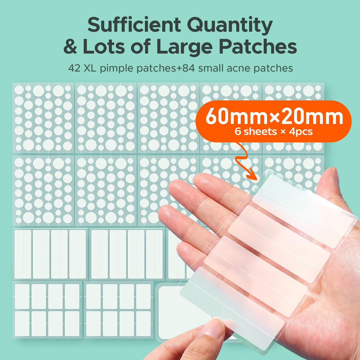 TKTK patches in hand to show scale and easy application