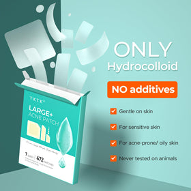 TKTK hydrocolloid texture detail illustrating gentle, occlusive layer