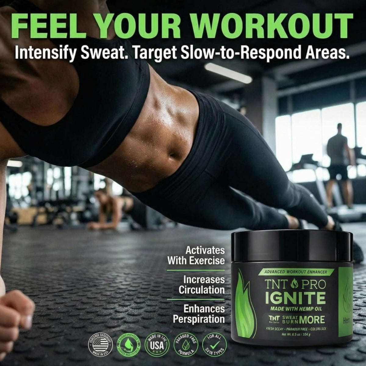 TNT Pro Ignite label close-up revealing ingredients and instructions