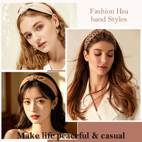 TOBATOBA close-up of knotted headband detail highlighting stylish finish