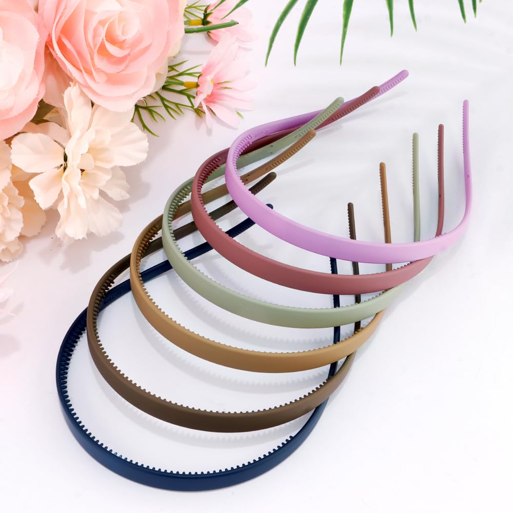 TOBATOBA headbands styled with outfits to show color coordination
