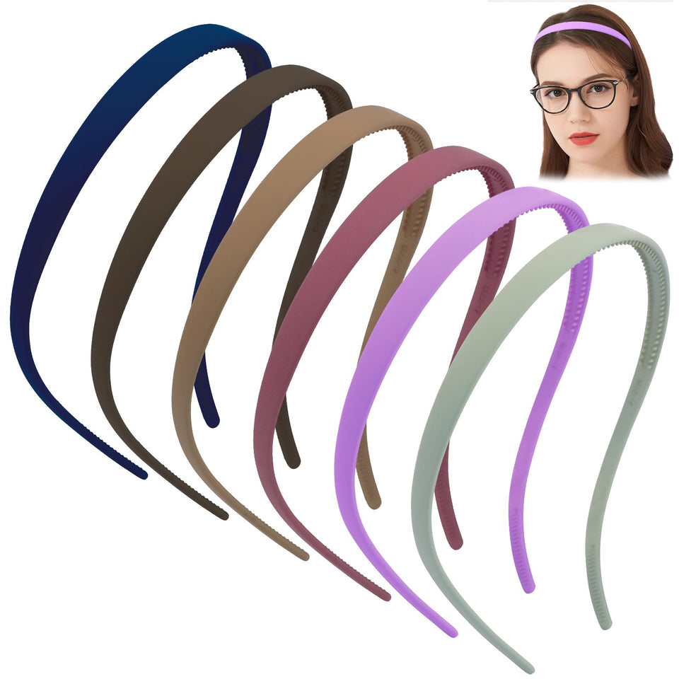 TOBATOBA front packaging showing six headband colors and benefits