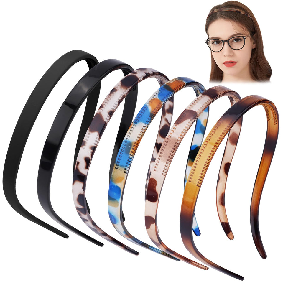 TOBATOBA front view showing six headbands and neat packaging benefit easy selection