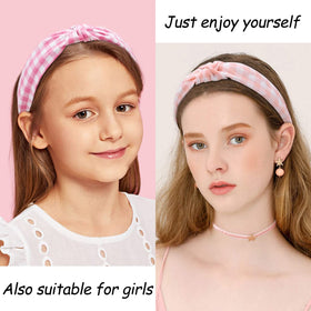 TOBATOBA headband worn with loose hair, keeps hair neat and stylish