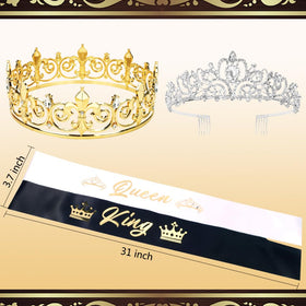 TOBATOBA king crown close detail showing alloy finish and sturdy design