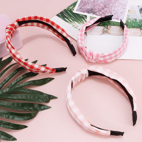 TOBATOBA headband styled with Christmas outfit, adds festive coordinated accent