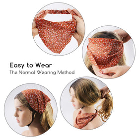 TOBATOBA headband on model with casual outfit showing instant style and hair control
