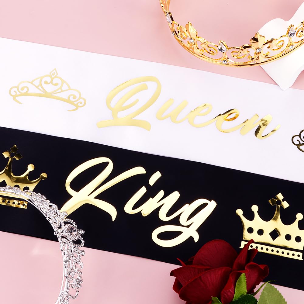 TOBATOBA queen tiara rhinestone closeup showing sparkle for photos