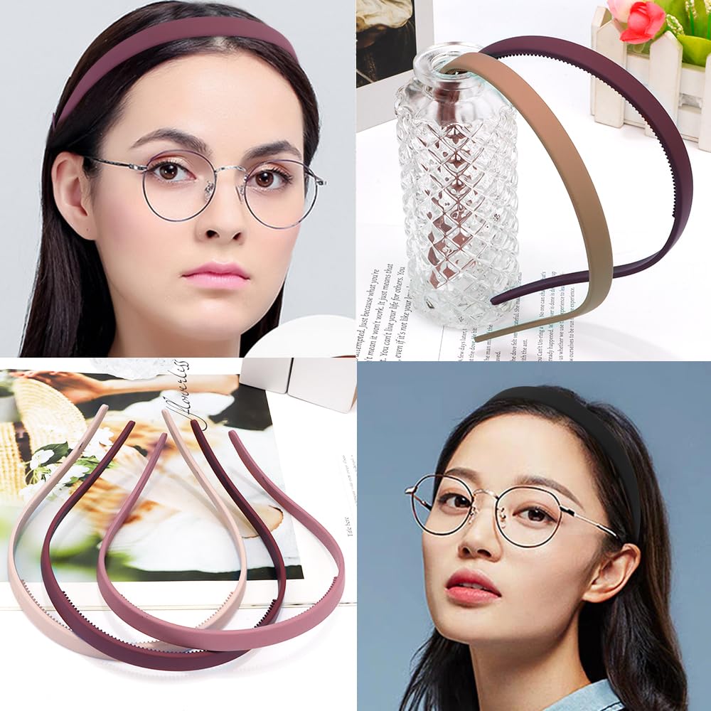 TOBATOBA six headbands fanned out showing color choices for styling