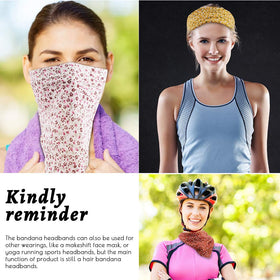 TOBATOBA headband held in hand to show scale and lightweight portability for travel