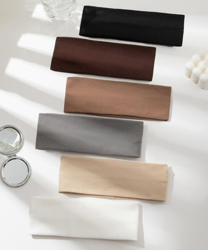 Tobeffect front view of 6-piece multicolor headband pack showing variety and convenience