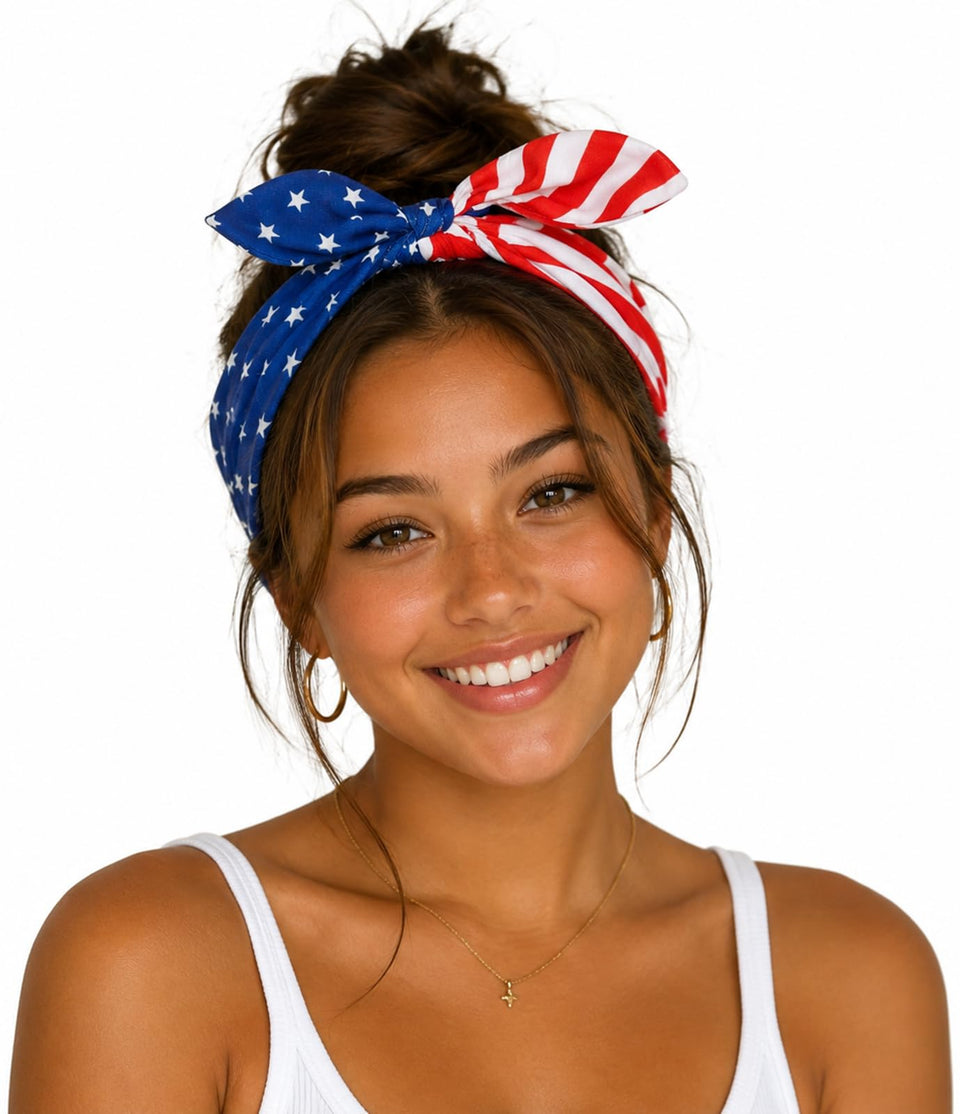 Tobeffect front packaging showing patriotic headband and clear product view
