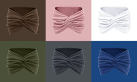 Tobeffect headband styled with bag and outfit showing everyday versatility