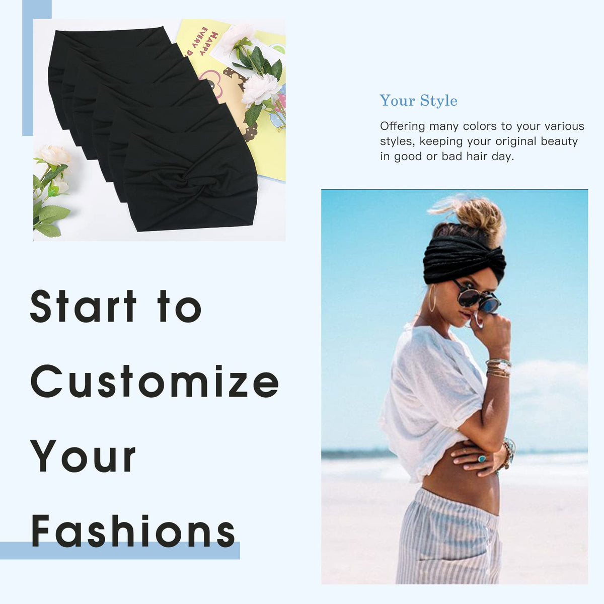 Tobeffect worn by model demonstrating secure non-slip hold during activity