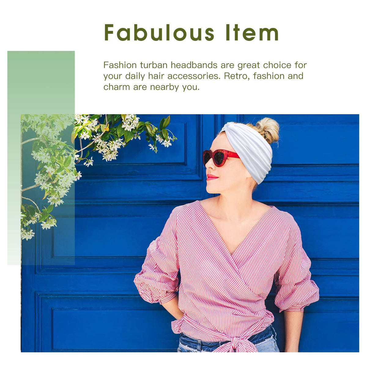 Tobeffect headband beside a ruler showing 7-inch wide fit and scale