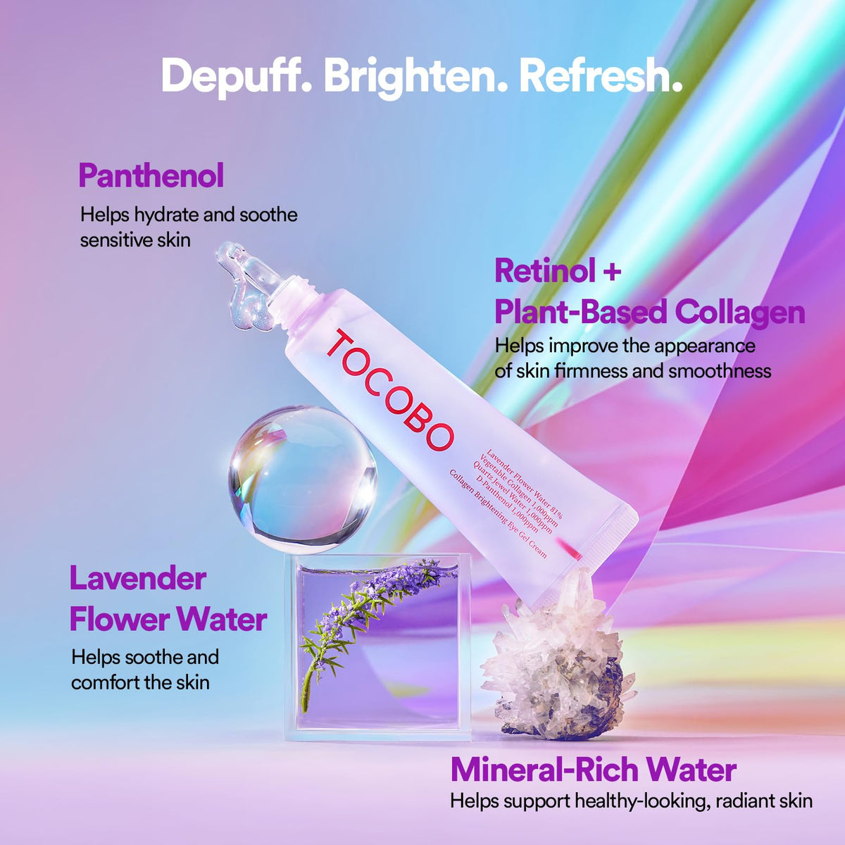 TOCOBO 30ml bottle in hand demonstrating compact travel-friendly size